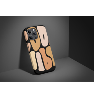 Typography Design iPhone Back Cover