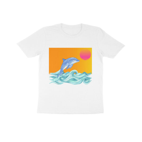 Dolphin Playing T-shirt for kids