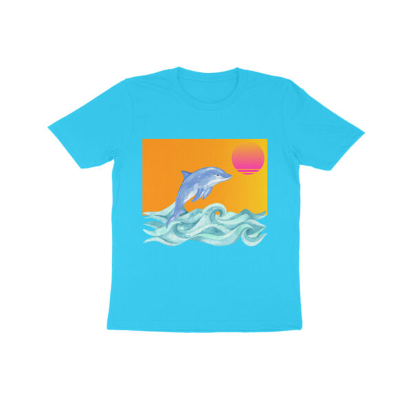 Dolphin Playing T-shirt for kids - Image 3