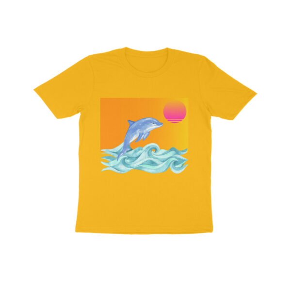 Dolphin Playing T-shirt for kids - Image 5