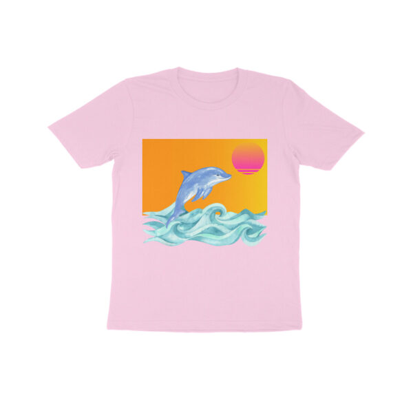 Dolphin Playing T-shirt for kids - Image 7