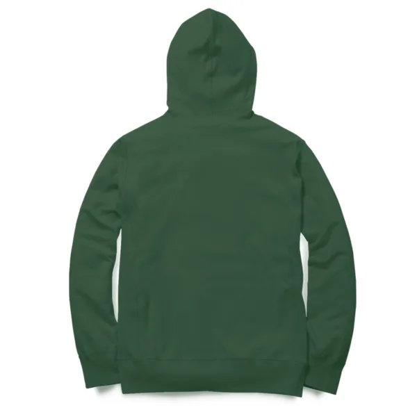 Plain Hoddie For Men (Dark Green) - Image 2