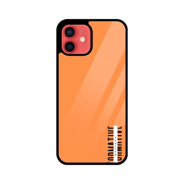 Apple iPhone Cover (Orange) - Image 4