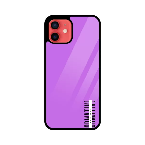 Apple iPhone Glass Cover (Purple) - Image 4