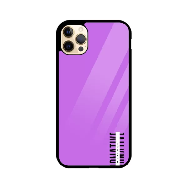 Apple iPhone Glass Cover (Purple) - Image 6