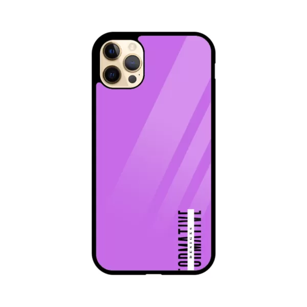 Apple iPhone Glass Cover (Purple) - Image 7