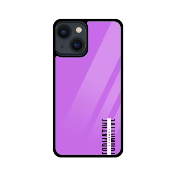 Apple iPhone Glass Cover (Purple) - Image 8