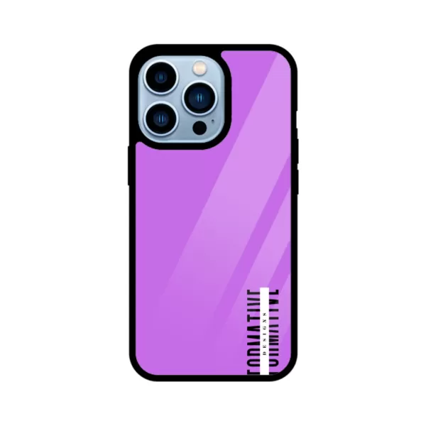 Apple iPhone Glass Cover (Purple) - Image 10