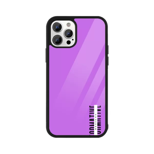 Apple iPhone Glass Cover (Purple) - Image 11