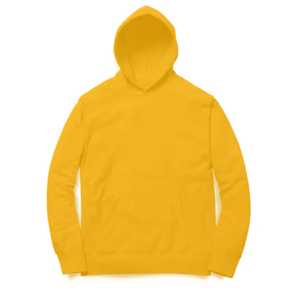 Plain Hoddie For Men (Yellow)