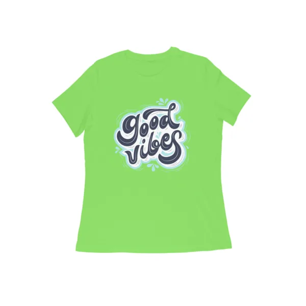 good vibes tshirt for women