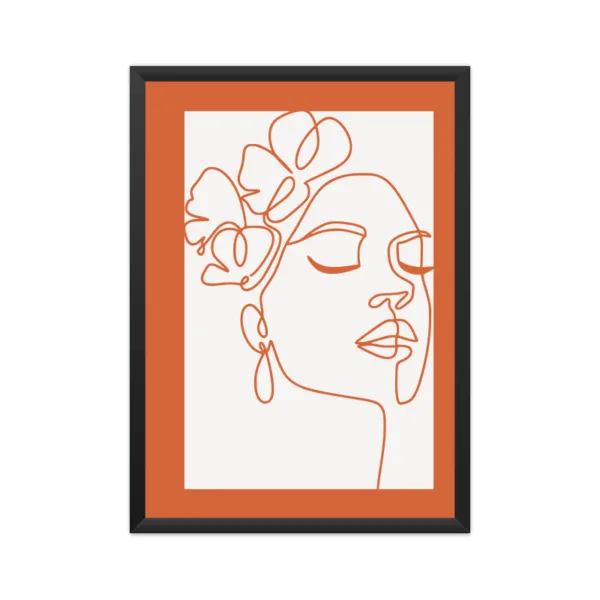 Beauty Behind Silence Framed Poster