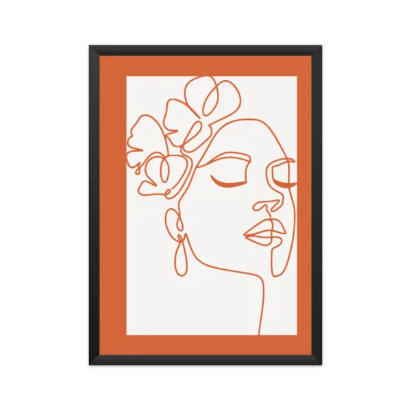 Beauty Behind Silence Framed Poster - Image 2