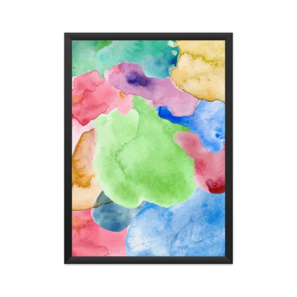 Blend Of Colors Framed Posters