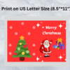 Printable Christmas Greeting (5"*7"inches) - Image 2