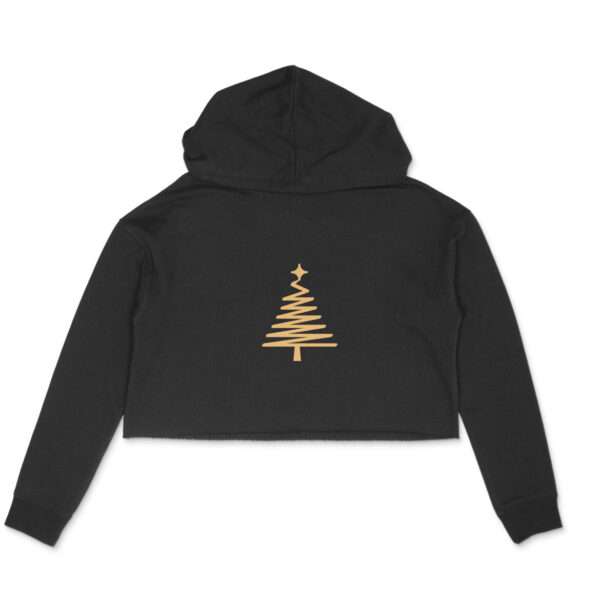 Golden Tree Crop Hoodie For Women - Image 7