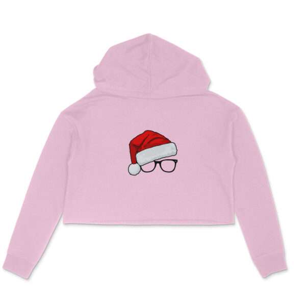 Christmas Cap Crop Hoodie For Women - Image 11