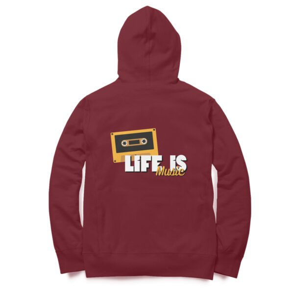 Life Is Music Hoodie For Women - Image 2