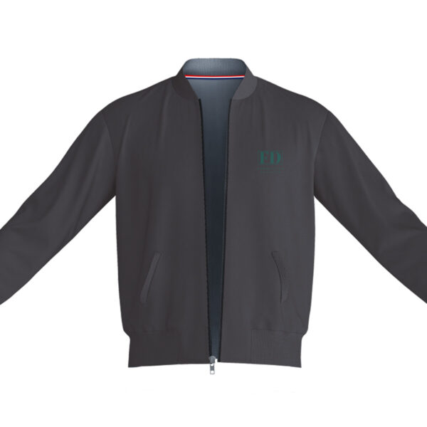 Charcoal Bomber Jacket For Men