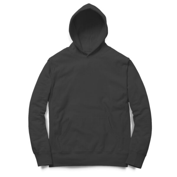 Black Back Printed Hoodie For Men