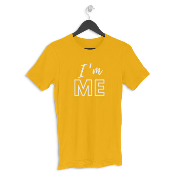 I Am Me Round Neck Tshirt For Men - Image 3