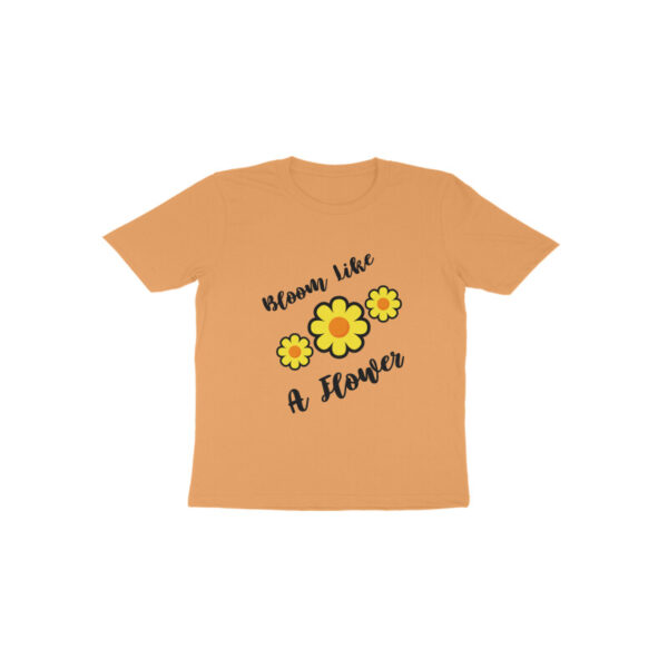 Flower Round Neck T-shirt For Girl - Image 7