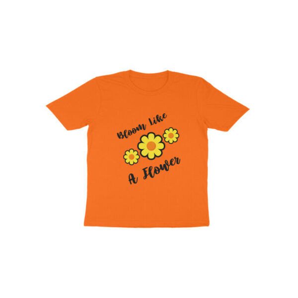Flower Round Neck T-shirt For Girl - Image 9