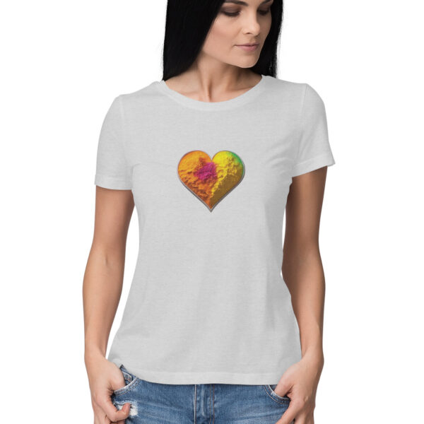 Holi Heart Tshirt For Women - Image 9