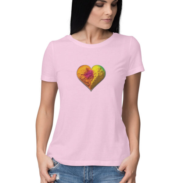 Holi Heart Tshirt For Women - Image 11