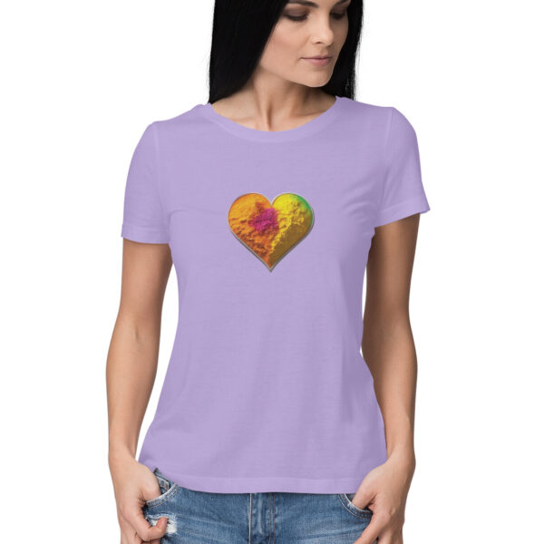 Holi Heart Tshirt For Women - Image 13