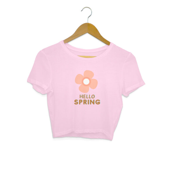 Hello Spring Crop Top For Women - Image 9