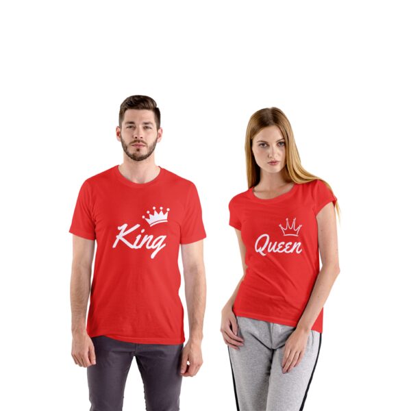 King and Queen Couple Tshirt - Image 2
