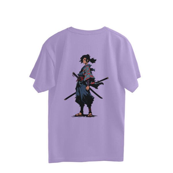 Warrior Graphic Printed Oversized Tshirt For Women - Image 2