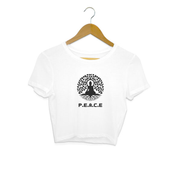 Peace Crop Top For Women