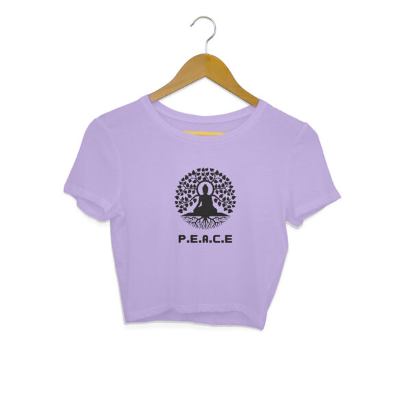 Peace Crop Top For Women - Image 5