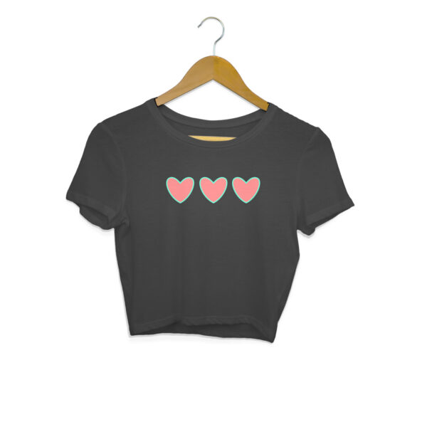 String Of Hearts Crop Top For Women - Image 3
