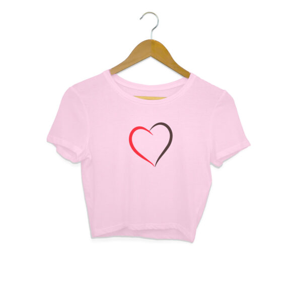 Love And Hate Crop Top For Women - Image 3