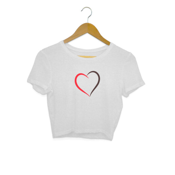 Love And Hate Crop Top For Women - Image 5