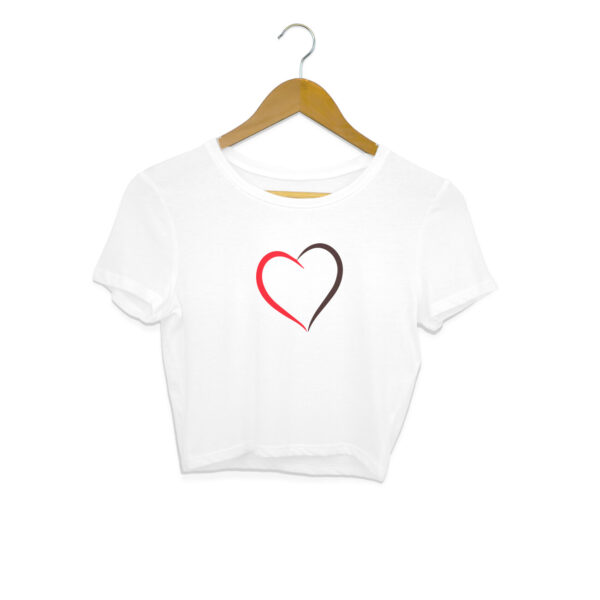 Love And Hate Crop Top For Women - Image 7