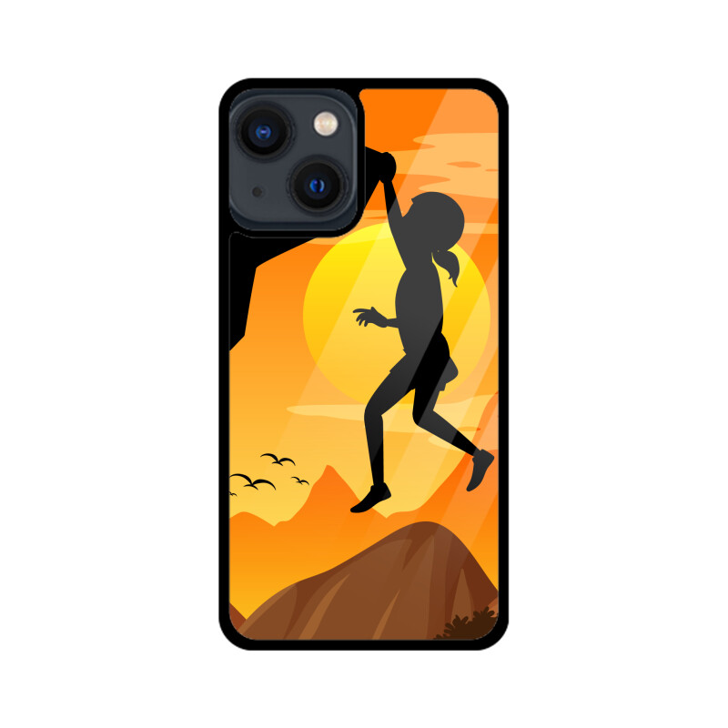 Hanging Boy iPhone Glass Back Cover - Image 2