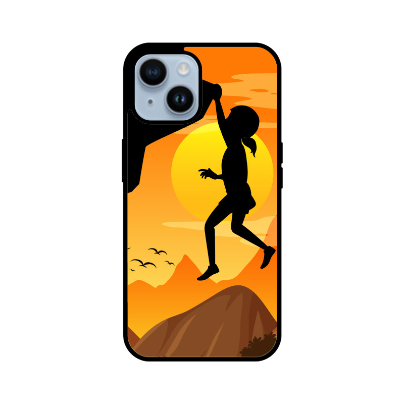 Hanging Boy iPhone Glass Back Cover - Image 6