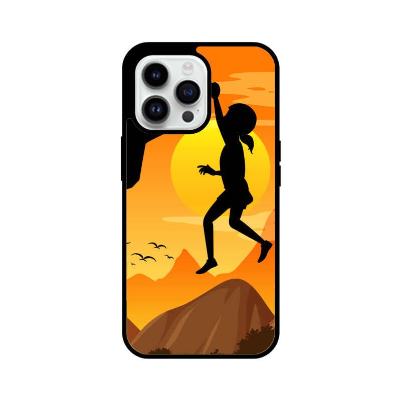 Hanging Boy iPhone Glass Back Cover - Image 11