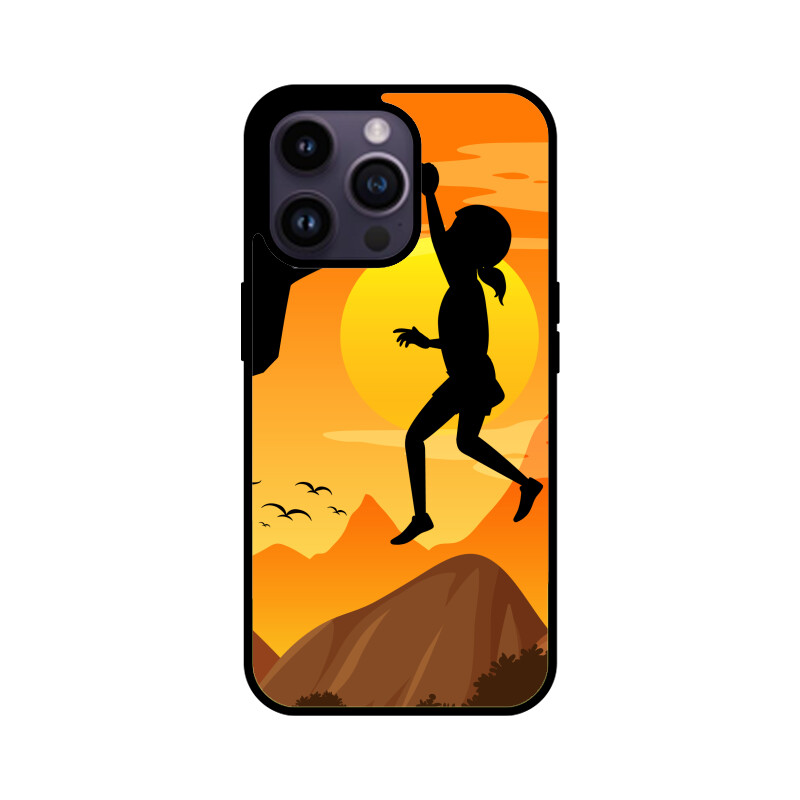 Hanging Boy iPhone Glass Back Cover - Image 12