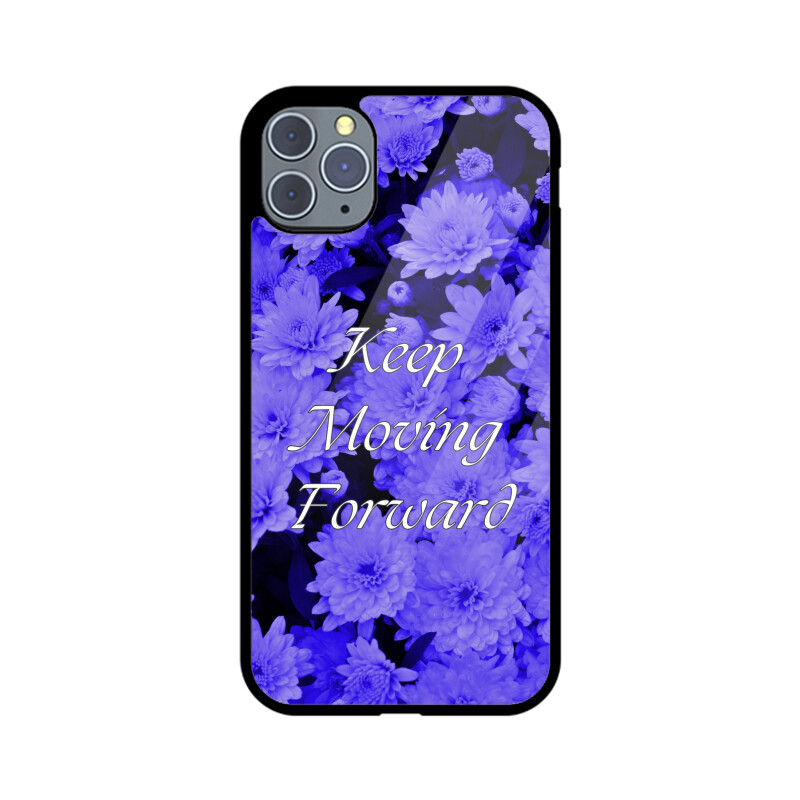 Keep Moving Forward iPhone 11 Pro Glass Back Cover