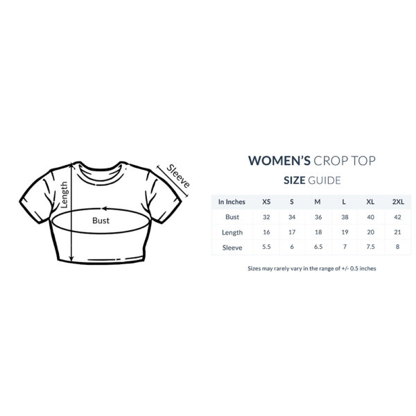 Born to shine crop top for women - Image 3