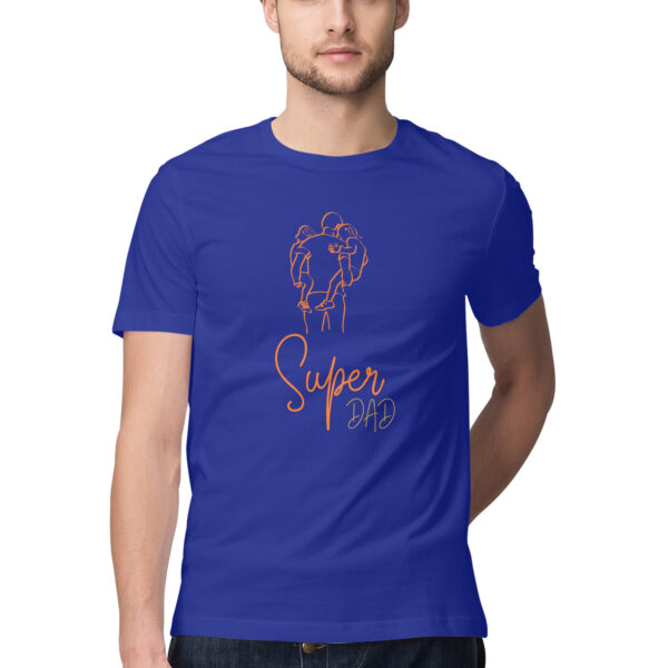 Super Dad Tshirt For Men - Image 5