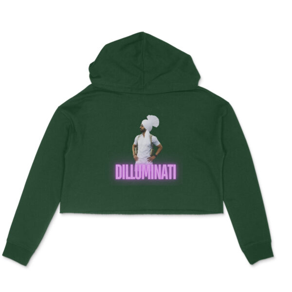 Diljit's Fan Crop Hoodie For Women