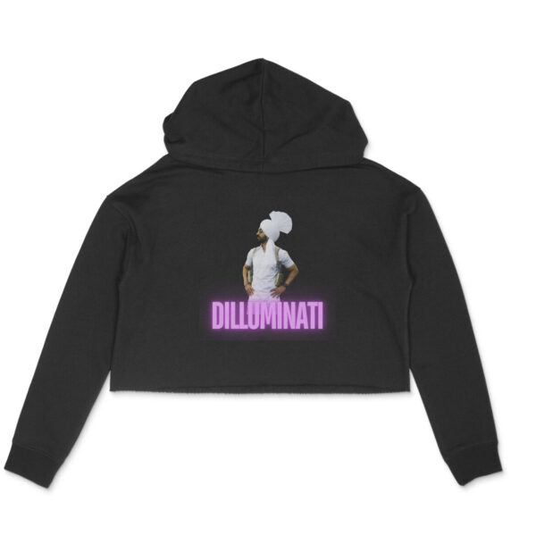 Diljit's Fan Crop Hoodie For Women - Image 5