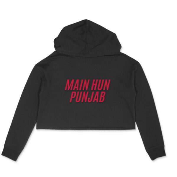 Main Hun Punjab Crop Hoodie For Women