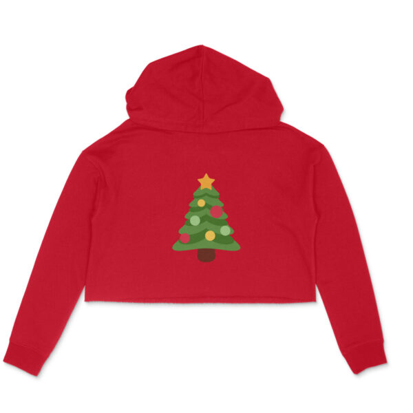 Christmas Crop Hoodie For Women - Image 3